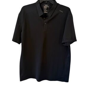 UNRLMen's Black performance Polo Shirt size large